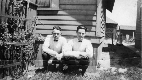 Bob Caudill and Hiram Marcum